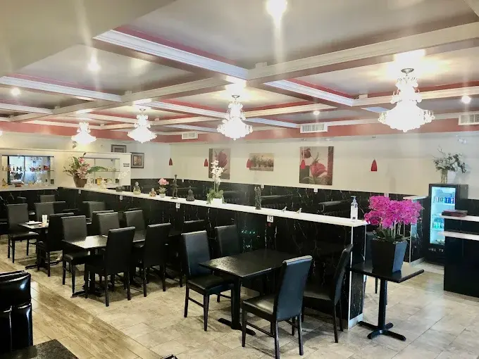 Orchid Garden Asian Food Restaurant interior in downtown Saskatoon serving Vietnamese and Chinese cuisine